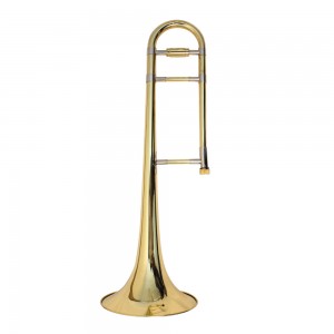 Alto Trombone Set B-Flat Band Professional Playing Instrument Lacquered Gold Western Brass Instrument