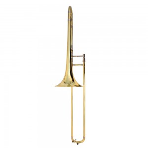 Alto Trombone Set B-Flat Band Professional Playing Instrument Lacquered Gold Western Brass Instrument