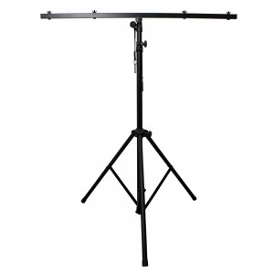 Portable T-Shaped Photography Metal Shooting Bracket Live Broadcast Background Stand Tripod 115cm to 300cm