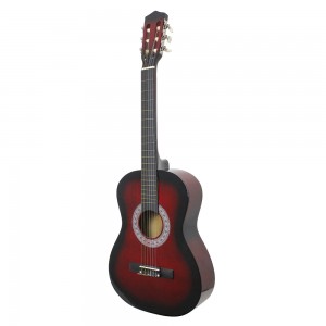 High Quality 38 inch Basswood Acoustic Guitar with Six Steel Strings