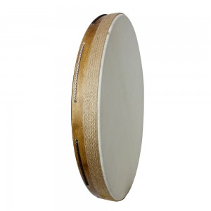 Completely Handmade Percussion Instrument: Shamanic Drum with Round High Quality Frame and Calf Leather, Full Birch