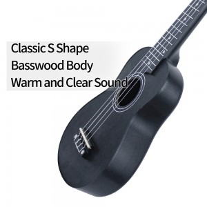 HUASHENG Wholesale Ukulele 21 Inch OEM ODM Musical Instrument Plastic Ukulele Soprano with Bag Picks Accessories