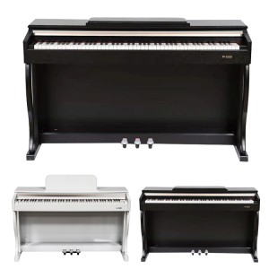 键盘乐器 88 键标准配重锤击式立式数码钢琴，适合初学者和演奏者
