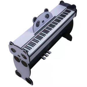中国伝統的なスタイルのデジタルピアノ動物パンダフル加重ハンマーアクション 88 キーピアノ初心者のためのプロの大人の子供