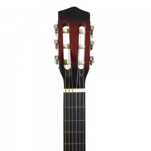 High Quality 38 inch Basswood Acoustic Guitar with Six Steel Strings