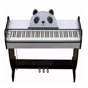 중국 전통 스타일 디지털 피아노 동물 팬더 전체 가중 망치 액션 88 초보자를위한 키 피아노 전문 성인 키즈