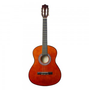 High Quality 38 inch Basswood Acoustic Guitar with Six Steel Strings