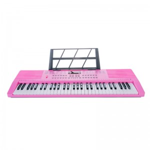 Instrumentos de teclado de órgano eléctrico con iluminación inteligente de 61 teclas, pantalla Digital para principiantes, Piano eléctrico Musical