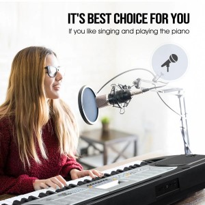 Yüksek Kaliteli 61 Tuşlu Elektrikli Org Oyuncaklar Standart Piyano Klavyeleri Çocuk Müzik Aletleri Elektrikli Piyano