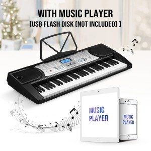 고품질 61 키 전기 오르간 장난감 표준 피아노 키보드 어린이 악기 전기 피아노