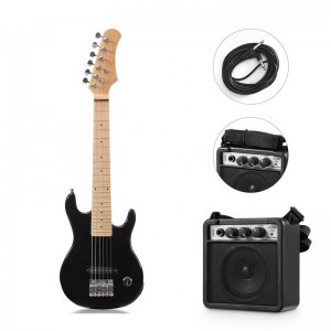Guitarra elétrica de 30 polegadas com amplificador