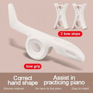 Violin Bow Grip Aid Helper Correcting With Bow Stopper Violin Viola Bow Buddy Teaching Aid Accessory For Beginners