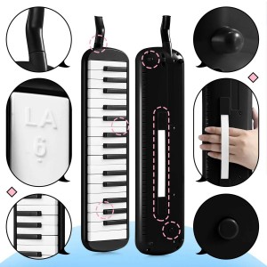 37 Keys Organ Accordion Harmonica Piano Keyboard Professional Musical Instrument for Adults Kids