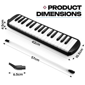 37 Keys Organ Accordion Harmonica Piano Keyboard Professional Musical Instrument for Adults Kids