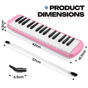 37 Keys Organ Accordion Harmonica Piano Keyboard Professional Musical Instrument for Adults Kids