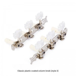 Fully Enclosed Electric Guitar String Knob Zinc Alloy Chord Knob Tuning Pegs for Guitar Musical Instrument