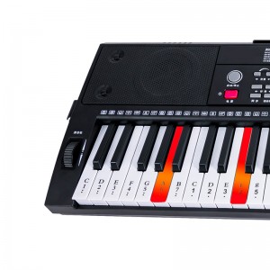 61 Tuşlu Elektrikli Piyano Klavyeleri Öğretim Fonksiyonu 3 Haneli Dijital Ekran Acemi Çocuklar Elektrikli Organ