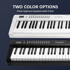 88 tasti Pianoforte elettrico Funzione di riproduzione MP3 MIDI per adulti Display digitale Strumenti a tastiera Organo elettrico