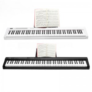 88 перне электрлік пианино Ересектерге арналған MIDI MP3 ойнату функциясы Сандық дисплей пернетақта құралдары Электр органы