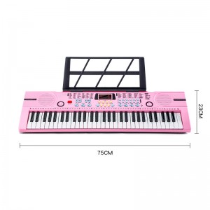 Hot Sale 61 Keys Electric Organ Kids Keyboards Instruments Audio Input Output Musical Electric Piano Toys