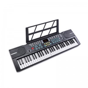 جهاز بيانو كهربائي عالي الجودة مكون من 61 مفتاحًا لإخراج صوت الأطفال وإخراج لوحة المفاتيح جهاز كهربائي مزود بضوء