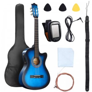 Kit de guitarra acústica de 38 polegadas