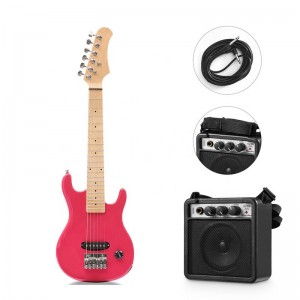 Guitarra elétrica de 30 polegadas com amplificador
