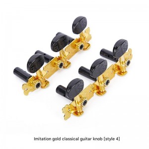 Fully Enclosed Electric Guitar String Knob Zinc Alloy Chord Knob Tuning Pegs for Guitar Musical Instrument