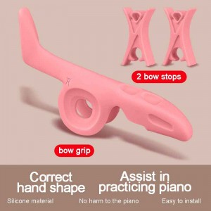 Violin Bow Grip Aid Helper Correcting With Bow Stopper Violin Viola Bow Buddy Teaching Aid Accessory For Beginners