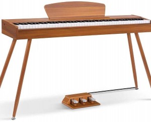 HUASHENG Wooden Professional Adult Examination Keyboards Kids Electric Digital Piano 88 keys Hammer-action Progressive Keyboard