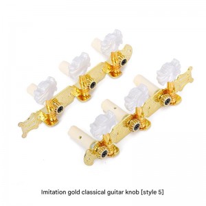 Fully Enclosed Electric Guitar String Knob Zinc Alloy Chord Knob Tuning Pegs for Guitar Musical Instrument