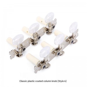 Fully Enclosed Electric Guitar String Knob Zinc Alloy Chord Knob Tuning Pegs for Guitar Musical Instrument