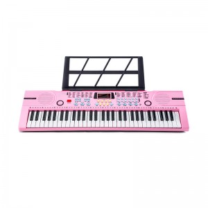 ホット販売 61 キー電気オルガン子供キーボード楽器オーディオ入力出力ミュージカルエレクトリックピアノのおもちゃ