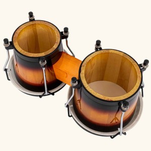 Poplar Wood New Bongo Drum 7+9 6+7 Inch Orff Instrument Children’s Tambourine Cowhide