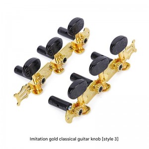 Fully Enclosed Electric Guitar String Knob Zinc Alloy Chord Knob Tuning Pegs for Guitar Musical Instrument