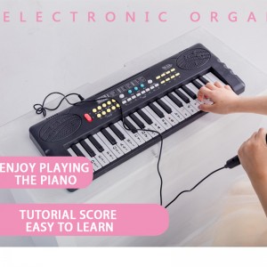 Beliebtes Kinderklavierspielzeug 37 Tasten Kindermusikinstrument Elektrisches Klavierspielzeug mit Mikrofon