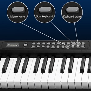 88 키 일렉트릭 피아노 성인 MIDI MP3 재생 기능 디지털 디스플레이 키보드 악기 전기 오르간