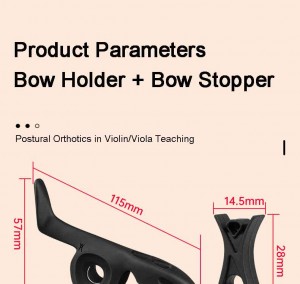 Violin Bow Grip Aid Helper Correcting With Bow Stopper Violin Viola Bow Buddy Teaching Aid Accessory For Beginners