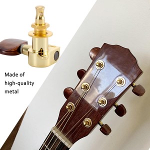 3R 3L Semi-Closed Golden Guitar String Tuners Tuning Keys Pegs Machine Heads Knobs Locking Tuners for Acoustic, Electric Guitar