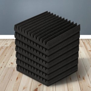 For Home Studio Recording Sound Absorption Proofing Panel Soundproof Sheet Roll Board Acoustic Foam Panels 60pcs 30x30x5cm