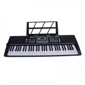 Venta caliente 61 teclas juguetes de piano eléctrico 8 sonidos de animales 2 dígitos número teclado instrumento órgano eléctrico