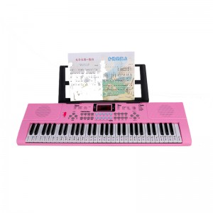 61 Teclas Piano Elétrico Teclados Instrumento Musical Educacional para Bebê Órgão Elétrico Brinquedos com Chaves Adesivo