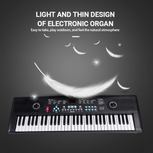 Berkualiti Tinggi 61 Kekunci Piano Mainan Kanak-kanak Organ Elektrik Kanak-kanak Papan Kekunci Mainan Alat Muzik dengan Stand Muzik