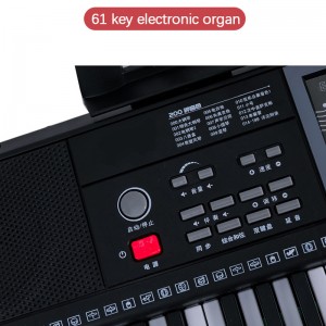 61 Kekunci Papan Kekunci Piano Elektrik Fungsi Pengajaran 3 Angka Paparan Digital Permulaan Organ Elektrik Kanak-kanak