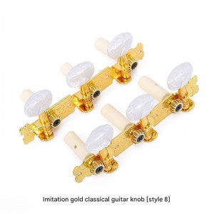 Fully Enclosed Electric Guitar String Knob Zinc Alloy Chord Knob Tuning Pegs for Guitar Musical Instrument