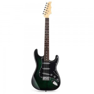 39 Inch ST Electric Guitar 6 Steel String Cheap...