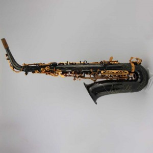 Black Nickel Plate Body Gold Lacquer Key Professional Chinese Sax Alt Lus Weman Alto Saxophone