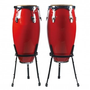 Professional Fiber Glass Sets With Stand Musical Instruments Conga Drum Stand Congas Percussion