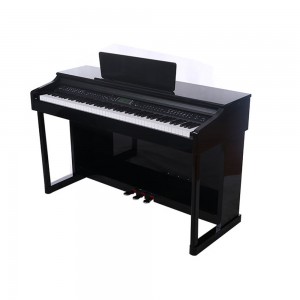 88 Key Professional Piano Keyboard Instruments Mga Materyales sa Baking Varnish Hammer Action Keyboard Piano para sa mga bata