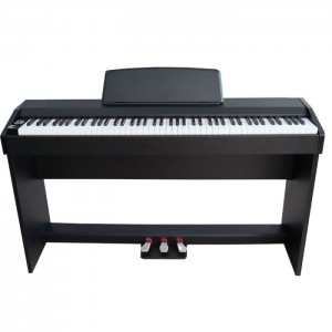 عرض ساخن على البيانو الرقمي 88 مفاتيح مرجحة أدوات لوحة مفاتيح عمل المطرقة تستقيم نوع البيانو مع مصابيح LED
